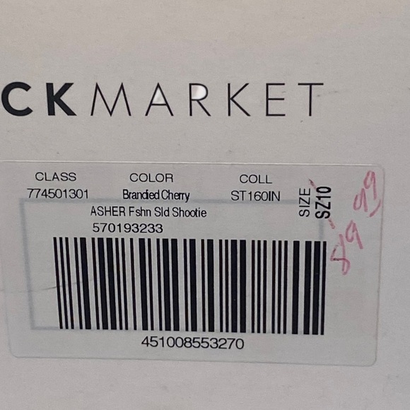 Womens Burgundy Suede Open-Toe Block Heels W/ Back Zipper - Size 10 - Picture 15 of 16